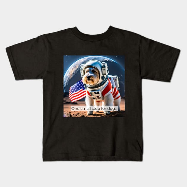 Moon Dog Kids T-Shirt by The Mannii Store Uncensored 